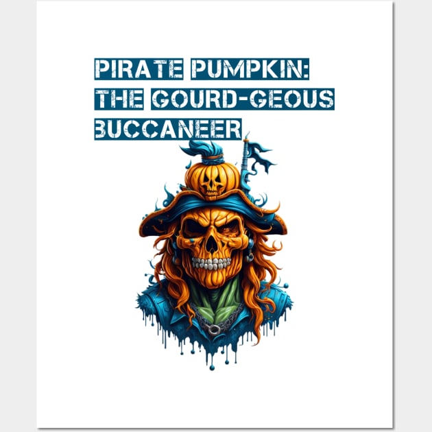 Pirate Pumpkin: The Gourd-geous Buccaneer Wall Art by Double You Store